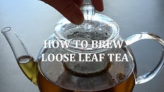 How To Brew Loose Leaf Tea with Teabloom Celebration Glass Teapot [upl. by Venus504]