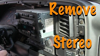 How To Remove Stereo  2004 GMC Sierra Pick Up [upl. by Rubina]