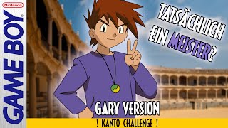 Kann GARY EICH tatsächlich MEISTER in Pokemon Blau amp Rot werden [upl. by Naillimixam]