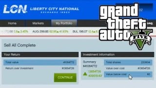 GTA 5  How to Make Money Using The Stock Market Guide GTA V [upl. by Tolley586]