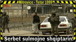 Momenti kur sulmohet shqiptari ne veri te Mitrovices  Tetor 1999 [upl. by Amuwkuhc]