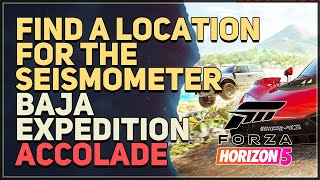 Find a Location For The Seismometer Forza Horizon 5 [upl. by Harmony]