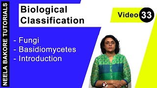 Biological Classification  NEET  Fungi  Basidiomycetes  Introduction  Neela Bakore Tutorials [upl. by Froemming]