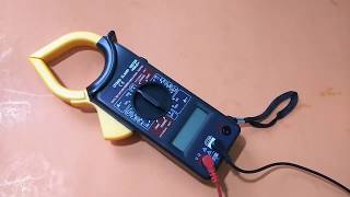 DT266 Clamp Meter How to measure DC Voltage  Multimeter [upl. by Ludwog]