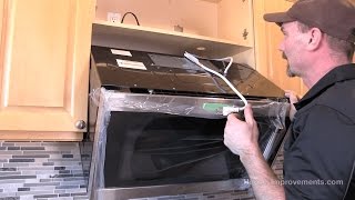 How To Install A Microwave OverTheRange Style [upl. by Cynar164]