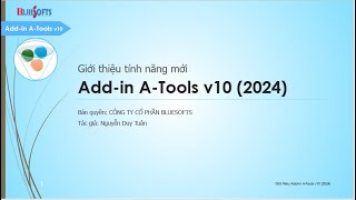 Introducing the new version of Addin ATools v10 2024 [upl. by Llehcor]
