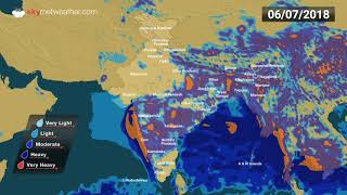 7 Day Rainfall Forecast from July 3 to 9 [upl. by Adnihc728]