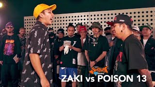 ZAKI vs POISON 13  SUNUGAN SA KUMU 20 [upl. by Carpet968]