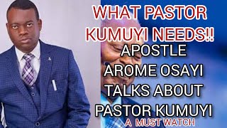 What Apostle Arome Osayi said about Pastor Kumuyi  Must watch [upl. by Hew]