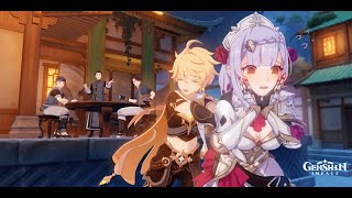 Hangout Event Noelle Knightly Exam Prep  All Endings  Achievements Genshin Impact [upl. by Larimor]