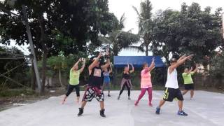 Levantado zumba dance by Zin Rony Brinquiz and Zin Paul Nunez [upl. by Nillek225]