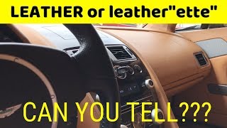 Leather or quotLeatherettequot  Can you tell the difference What is your car interior made of [upl. by Eimas]