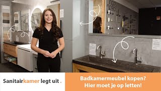 Badkamermeubel kopen Hier moet je op letten  Sanitairkamernl [upl. by Cecil]