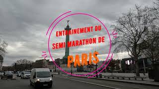 Semi marathon de Paris 2024 Entrainement [upl. by Anitreb]