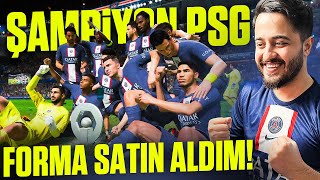 PSG FORMASI SATIN ALDIM UĞUR GETİRDİ KUPA TÖRENİ DÜZENLEDİK Fifa 23 Oyuncu Kariyeri [upl. by Ewart]