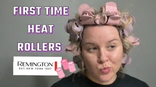 REMINGTON PRO HOT ROLLERS  SALON HAIR IN 15MINUTES [upl. by Gorrian]