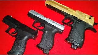 Various 43 Caliber RAM pistols compared  Vergleich verschiedener RAM Pistolen  german deutsch [upl. by Settera]