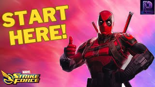 TOP 10 BEST CHARACTERS for NEW PLAYERS Marvel Strike Force 2024 [upl. by Asen]