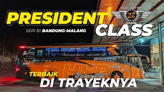 PELAYANAN TERBAIK 27 Trans President Class B1 BANDUNGMALANG [upl. by Neri]