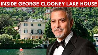 George Clooney Italian Villa Oleandra Near Lake Como  Clooney Family Real Estate Interior Design [upl. by Tait713]