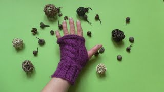 Tuto tricot mitaines pour enfant avec torsades de 6 à 8 ans [upl. by Burra297]