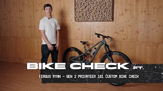 Bike Check Fergus Ryans Custom Privateer 161 [upl. by Aggappera]