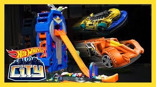 HUGE JUMP at the MEGA GARAGE  New News  HotWheels [upl. by Cavanaugh]