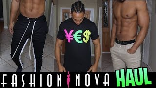 Fashion Nova Mens Clothing Haul amp Try On  Keeping It 💯 [upl. by Aihsilat212]