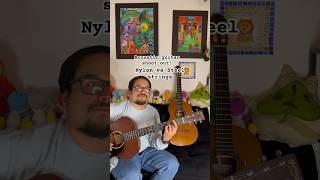 Nylon vs steel string guitar guitarra [upl. by Atikat]