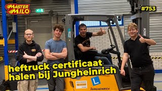 Heftruck certificaat halen bij Jungheinrich 753 [upl. by Dougie]