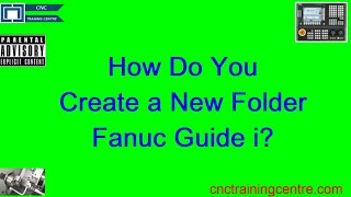 How to create a new folder in Fanuc Guide i [upl. by Capwell]