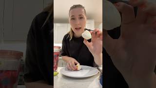 Air fryer boiled eggs is the only way whatieat airfryerrecipes shorts [upl. by Ruttger]