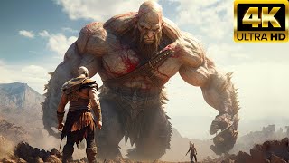 GOD OF WAR Kratos Kills All Gods Of Olympus 4K ULTRA HD [upl. by Behn]