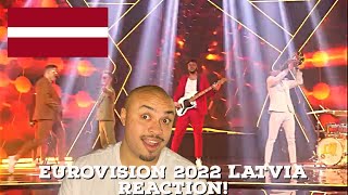 EUROVISION 2022 LATVIA REACTION  Citi Zēni “Eat Your Salad” [upl. by Yetah678]