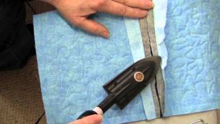 Quilt As You Go  Joining Unsashed Quilt Blocks Part 2 of 4 [upl. by Alaecim]