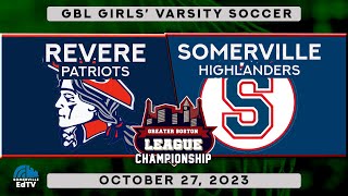 SHS Girls Soccer vs Revere 102723 [upl. by Olatha]