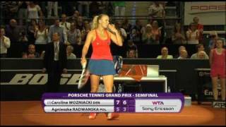 Porsche Tennis Grand Prix 2011  Highlights Semi Finals 23042011 [upl. by Rafat]