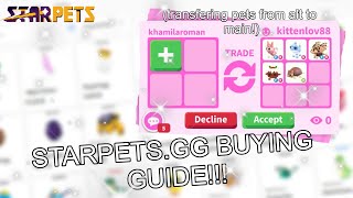 2024 STARPETS BUYING GUIDE how to add money search for pets withdrawal adding bots etc [upl. by Pinsky]