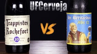 UFCerveja 03  Rochefort 10 X St Bernardus 12  Belgian Dark Strong Ale [upl. by Anelat]