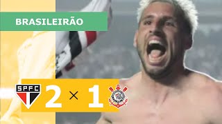 SÃO PAULO 2 X 1 CORINTHIANS  CAMPEONATO BRASILEIRO 2023 Veja os gols [upl. by Kearney588]