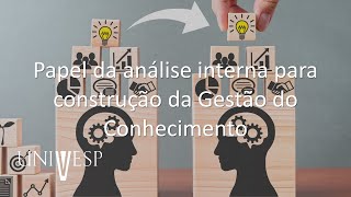 Aprendizagem e Gestão do Conhecimento  Papel da análise interna para construção da Gestão do [upl. by Relyat]