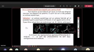 chimie organique part 6 stéréochimie ou isomérie stérique [upl. by Adnek]