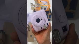 iNSTAX MINI 12 CAMERAshortscamerainstaxmini12youtubeshortsshortunboxingorderlovecover [upl. by Ecinue63]