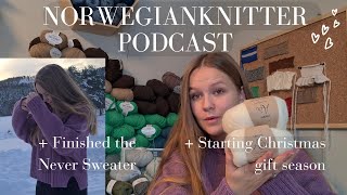 I Finished The Never Sweater  Norwegianknitter Knitting Podcast 019 [upl. by Neelav]