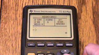 TI83 Plus Calculator Programs [upl. by Attenborough]