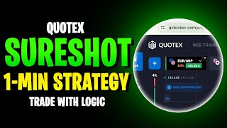 Sureshot 1Min Trading  Strategy  Quotex  Binary Option  Compounding [upl. by Enalahs]