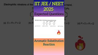 Aromatic substitution reaction  iit jee  neet 2025 shorts [upl. by Eiblehs]