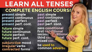 Learn ALL Tenses in English The Complete Course [upl. by Nirual180]