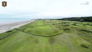 Lundin Golf Club  Hole 4  FlyOver [upl. by Metabel693]