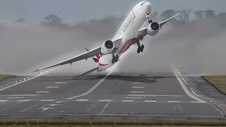 15 DANGEROUS Plane Takeoffs and Landings [upl. by Alyhc]